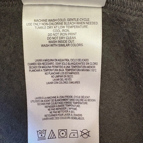 Hurley Men’s Fleece Joggers/Pants, Dark Gray, Medium NWT - Picture 15 of 15